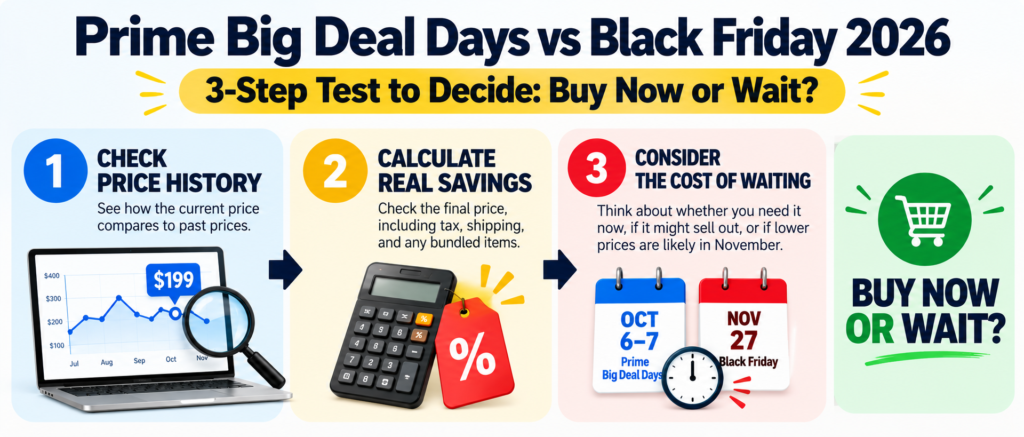 Three-step test to decide whether to buy now or wait for Black Friday
